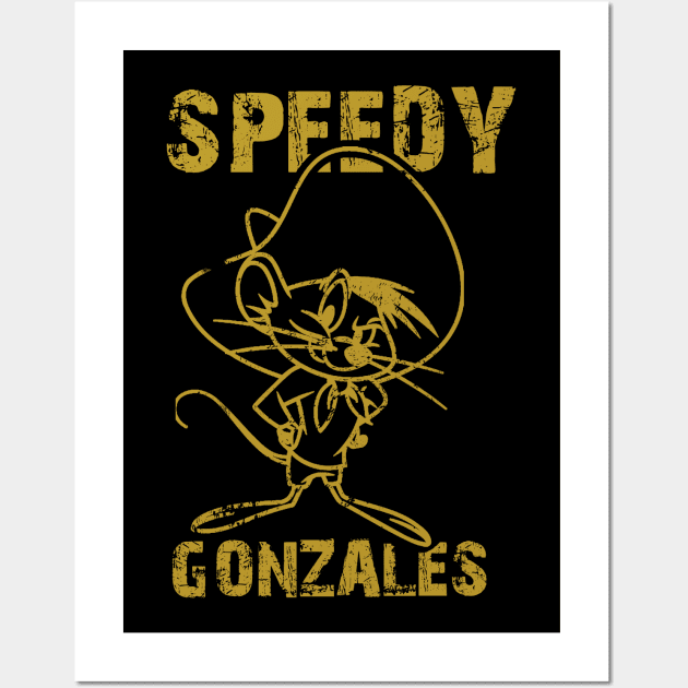 Speedy Gonzales retro Wall Art by Suisui Artworks